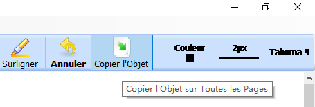 Copiez à toutes les pages