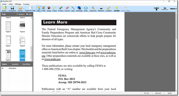 comment modifier le format d une page pdf